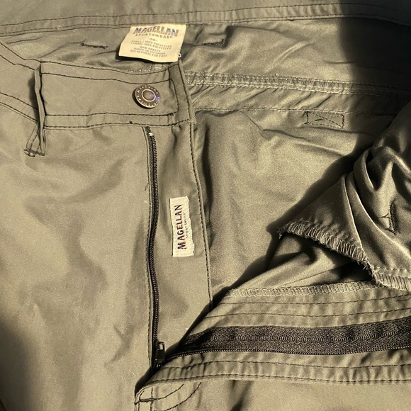 Magellan Outdoors Tan Cargo Pants Relaxed Fit Straight Leg - Picture 10 of 15